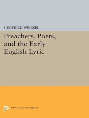 cover image of Preachers, Poets, and the Early English Lyric